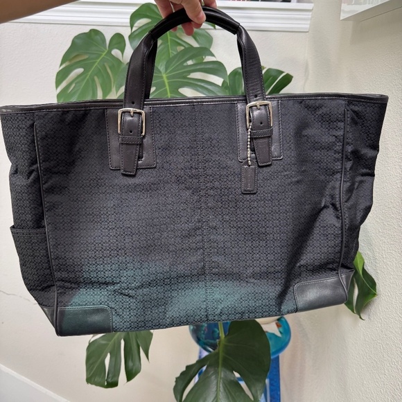 Vintage Coach 5712 Black Travel Tote - Picture 1 of 7